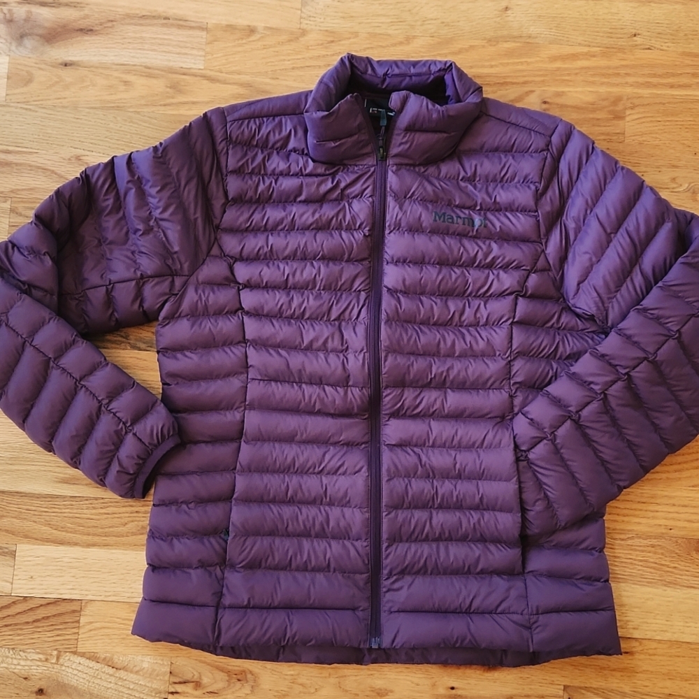 Marmot Purple Puffer Jacket